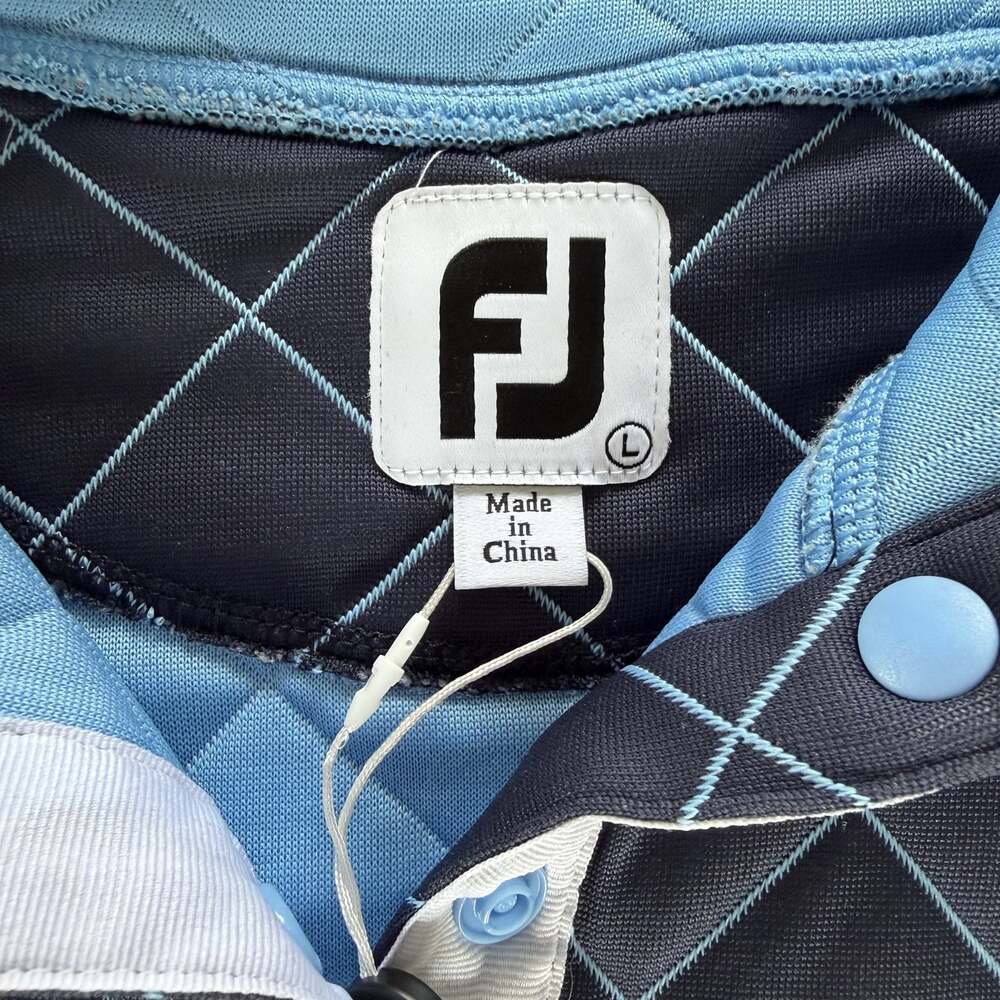 FootJoy Golf Leisure Women's Snap Pullover L Navy - Picture 4 of 4